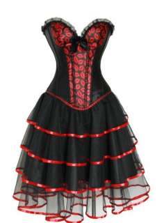 BAK Kiss Burlesque Moulin Rouge Corset Skirt 8 10 12 14  