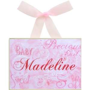  Baby Girl Personalized Wall Plaque: Everything Else