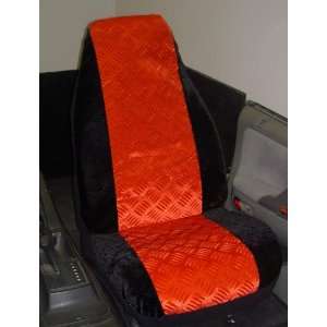  Royal Diamond Universal Bucket Seat Cover   Red 