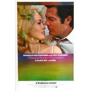 Place for Lovers Poster B 27x40 Faye Dunaway Marcello Mastroianni 