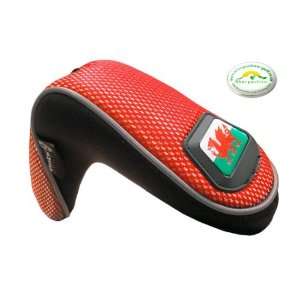  Sherpashaw,Tradtional Golf Putter / Hybrid Club Cover   Wales 