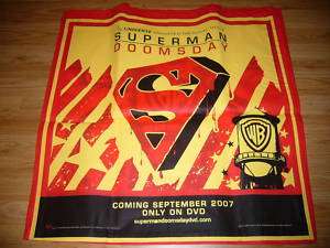 SDCC COMIC CON MESH BAG WB SUPERMAN DOOMSDAY SMALLVILLE  