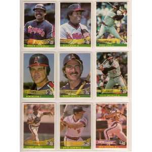    1984 Donruss California Angels Baseball Team Set