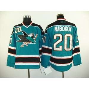   #20 Blue NHL San Jose Sharks Hockey Jersey Sz48: Sports & Outdoors