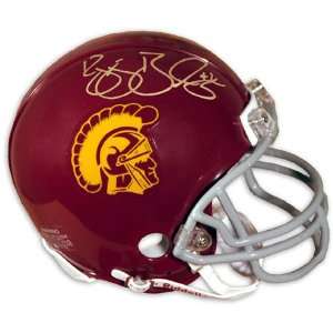  Reggie Bush USC Trojans Autographed Mini Helmet: Sports 