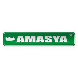   AMASYA ST  STREET SIGN CITY TURKEY