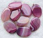 Natural Agate Wave Oval Beads 30x40mm 14.5  