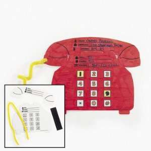  Color Your Own Emergency Phone Number Cutouts   Craft Kits 