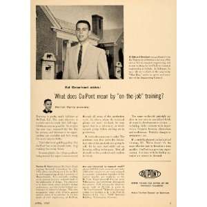   Edward Gearhart Denton Harris Chemical   Original Print Ad Home