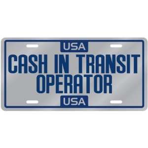  New  Usa Cash In Transit Operator  License Plate 