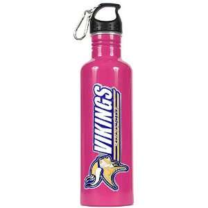 com Great American Minnesota Vikings 34Oz Pink Aluminum Water Bottle 