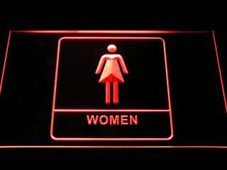  Female Girl Toilet Washroom Restroom Display Neon Light Sign  