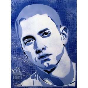 Eminem, Slim Shady, Stencil Painting By Monument Ltd