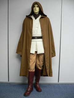 OBI WAN Full Costume Tunic Belt Robe star wars Jedi NEW  