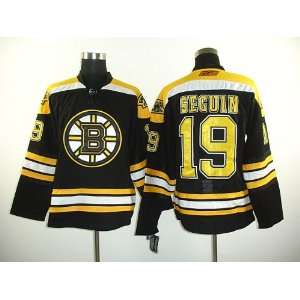   #19 Black NHL Boston Bruins Hockey Jersey Sz52: Sports & Outdoors