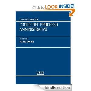 Codice del processo amministrativo (Italian Edition): Mario Sanino 