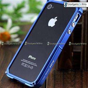 Blue Blade Metal Element Non Vapor Aluminium Bumper Case For Iphone 4 