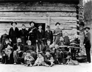 The Hatfield Family Feud McCoys Photo Late 1897 guns  