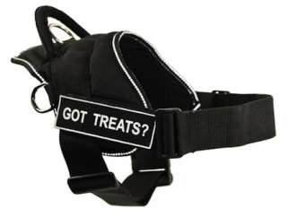 Dog Nylon Harness With Removable Fun Velcro Patches  