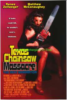 TEXAS CHAINSAW MASSACRE NEXT GENERATION MOVIE POSTER  