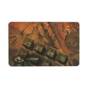 Collectible Phone Card: 5u General: Telephone Keypad, Coins & Currency