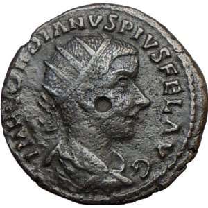   III > VIMINACIUM Legions Rare Authentic Ancient Roman Coin LION & BULL