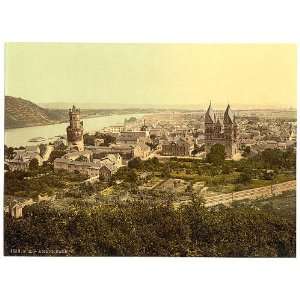  General view,Andernach,the Rhine,Germany