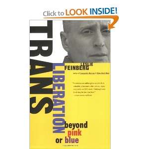   Liberation Beyond Pink or Blue [Paperback] Leslie Feinberg Books