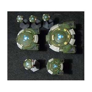  Starline 2400 Miniatures Andromedan Fleet Box (7) Toys & Games