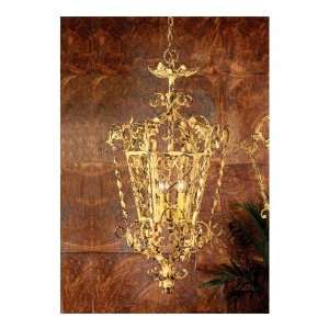   Antique Almond Finish Hand Forged Chandeliers And Foyers Home
