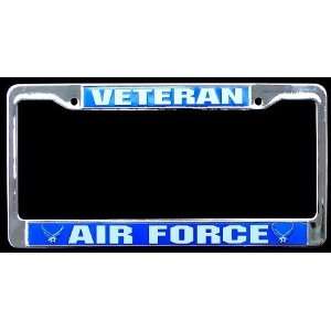   Force Veteran License Plate Frame   Ships in 24 hours 