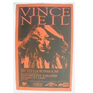  Vince Neil Of Motley Crue Handbill Poster December 14 