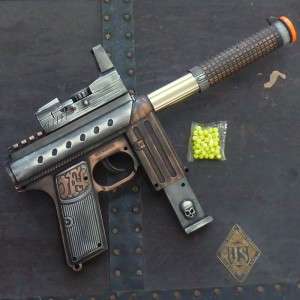 Steampunk Zombie Gun Star Wars Laser AIRSOFT SPRING GUN BB Pellet TOY 