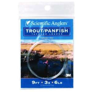  Scientific Anglers™ 9 5X Trout / Panfish Tapered Leader 