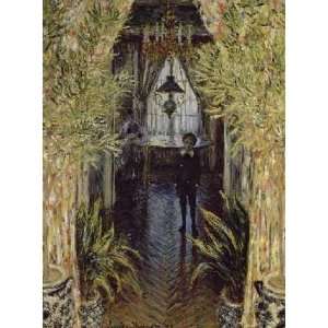  A Corner of the Apartment by Claude Monet 7.38X10.00. Art 