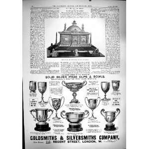  1900 Gold Casket Presentation Khedive Egypt Advertisement 