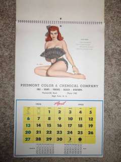 1952 Esquire Al Moore Pinup Calendar  