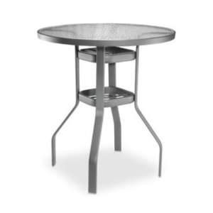   Homecrest 0736501, Outdoor Glass 36 Round Bar Table: Home & Kitchen