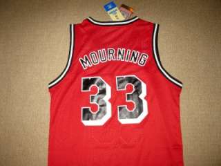 NBA ALONZO MOURNING Miami Heat Alternate Swingman jersey size LARGE 