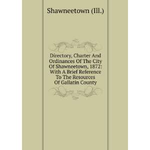   To The Resources Of Gallatin County Shawneetown (Ill.) Books