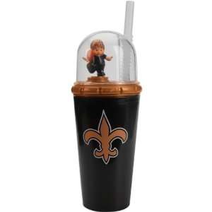   Orleans Saints Wind Up Mascot Sippy Cup Set of 2