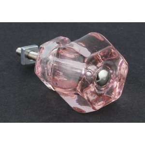  Depression Pink Glass Knob 1 1/2 K39 GK 4P: Home 