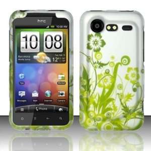 For HTC Incredible 2 6350 (Verizon) Green Vines Design Hard Cover Snap 