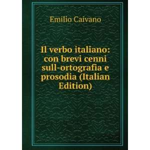 Il verbo italiano con brevi cenni sull ortografia e prosodia (Italian 