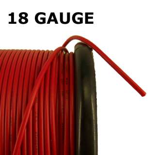 25 FT 18 AWG GAUGE RED   PRIMARY REMOTE HOOK UP LEAD WIRE STRANDED 