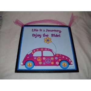  Life Is a Journey Enjoy the Ride Punch Buggy Car with 