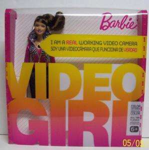Barbie Girl Video Camera Barbie Doll Brunette NEW  