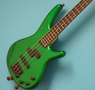   Ibanez SR 400 Electric Bass Guitar Green Finish in Good Condition
