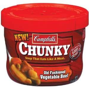   Chunky Ready to Serve Soup Old Fashioned Vegetable Beef   8 Pack