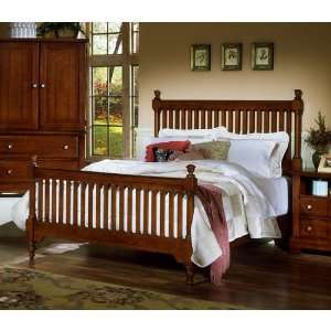  Cottage Cherry Slat Bed (King) by Vaughan Bassett Baby